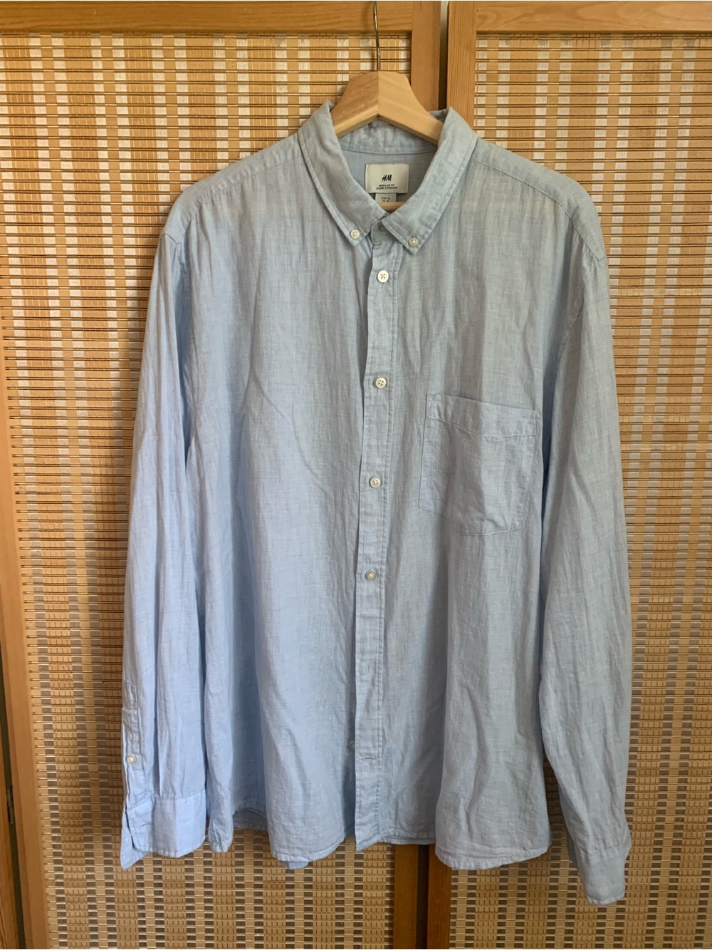 H&M Pale Blue Oxford Button-Down Shirt